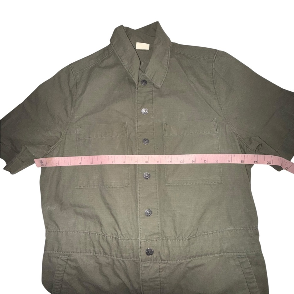 Levi’s Green SHORT SLEEVE BOILERSUIT Jumpsuit Size Small - Picture 5 of 6